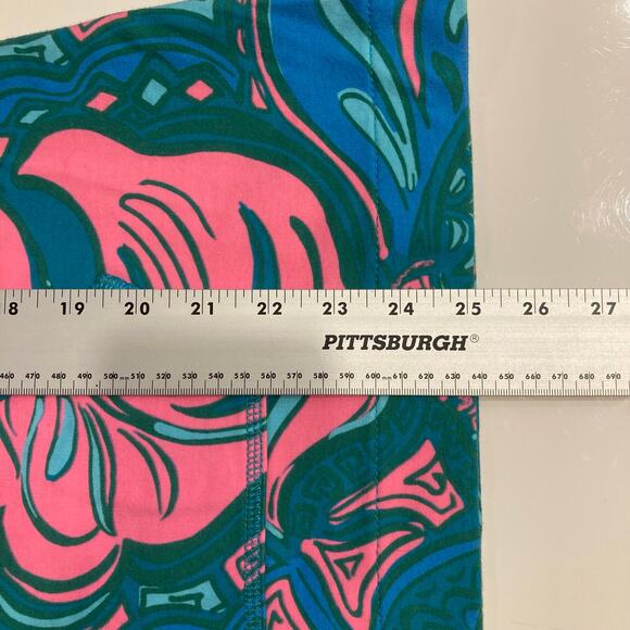 NWOT LILLY PULITZER Sweatshirt M Multicolor Floral-Leaf-Print “Skipper Popover” - Picture 11 of 12